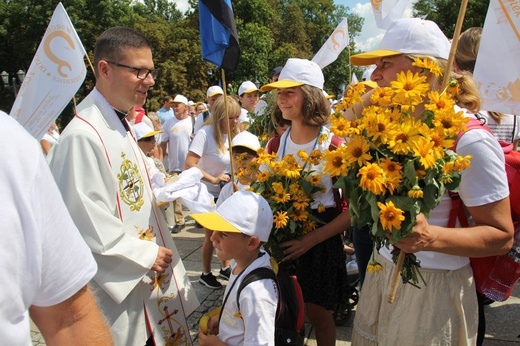 Powitanie 19. Czechowickiej Pielgrzymki na Jasnej Górze - 2021