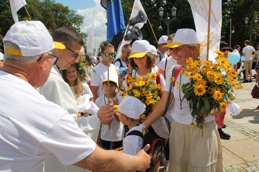 Powitanie 19. Czechowickiej Pielgrzymki na Jasnej Górze - 2021