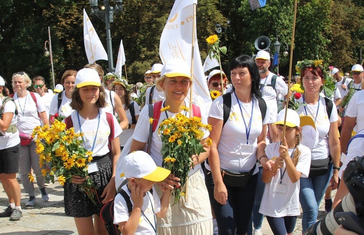 Powitanie 19. Czechowickiej Pielgrzymki na Jasnej Górze - 2021