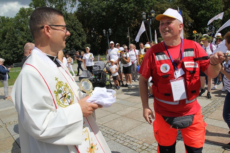 Powitanie 19. Czechowickiej Pielgrzymki na Jasnej Górze - 2021