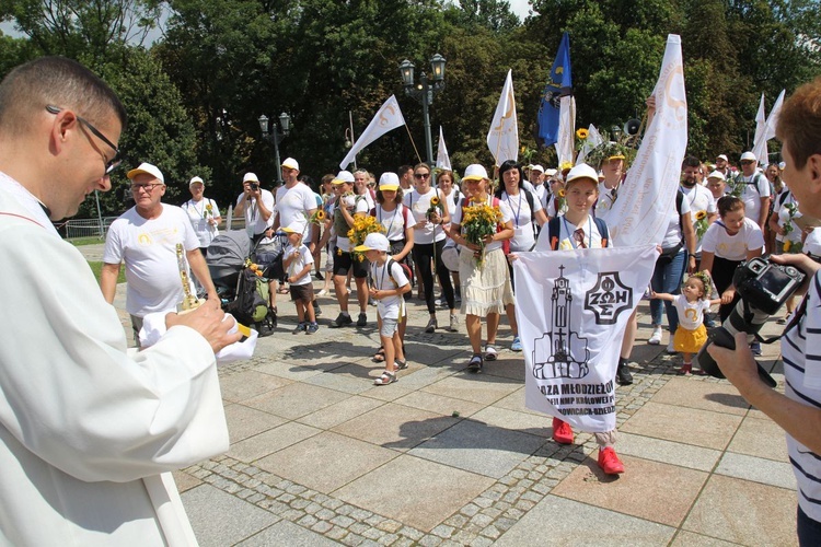 Powitanie 19. Czechowickiej Pielgrzymki na Jasnej Górze - 2021