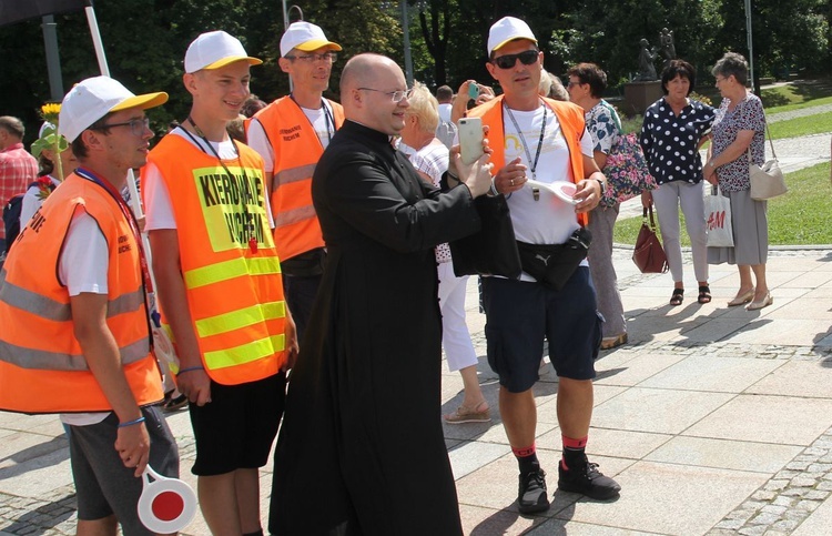 Powitanie 19. Czechowickiej Pielgrzymki na Jasnej Górze - 2021