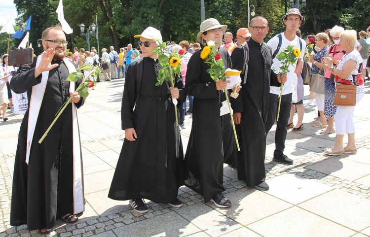 Powitanie 19. Czechowickiej Pielgrzymki na Jasnej Górze - 2021