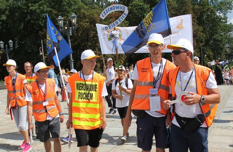 Powitanie 19. Czechowickiej Pielgrzymki na Jasnej Górze - 2021