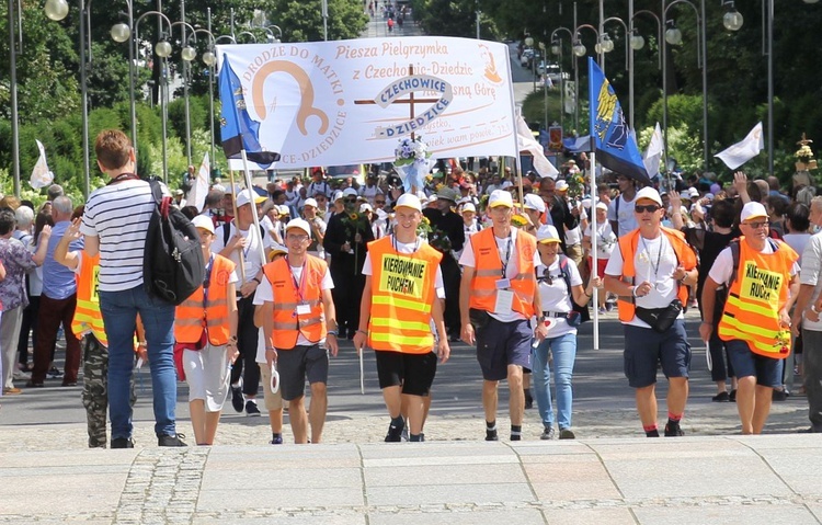 Powitanie 19. Czechowickiej Pielgrzymki na Jasnej Górze - 2021