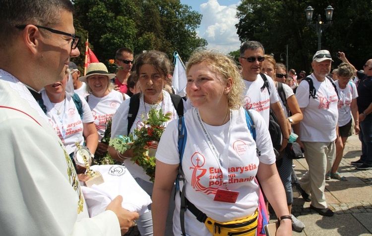 Powitanie 35. Pieszej Pielgrzymki Andrychowskiej na Jasnej Górze - 2021