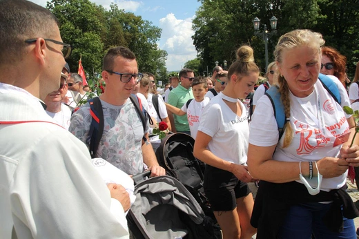 Powitanie 35. Pieszej Pielgrzymki Andrychowskiej na Jasnej Górze - 2021