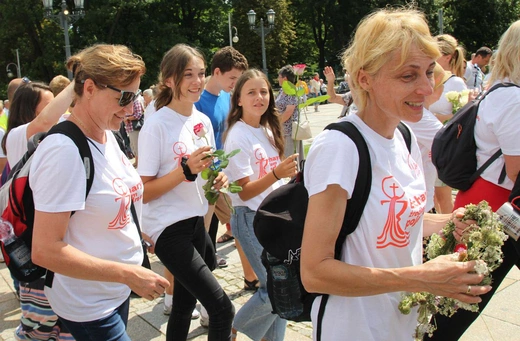 Powitanie 35. Pieszej Pielgrzymki Andrychowskiej na Jasnej Górze - 2021