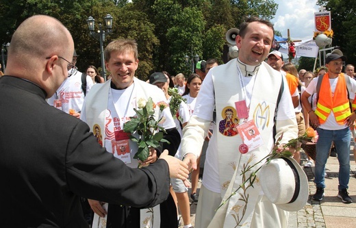 Powitanie 35. Pieszej Pielgrzymki Andrychowskiej na Jasnej Górze - 2021