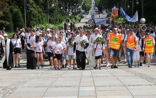 Powitanie 35. Pieszej Pielgrzymki Andrychowskiej na Jasnej Górze - 2021