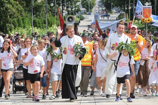 Powitanie 35. Pieszej Pielgrzymki Andrychowskiej na Jasnej Górze - 2021