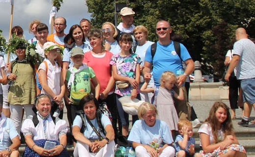 Powitanie pieszej pielgrzymki z Istebnej na Jasnej Górze - 2021