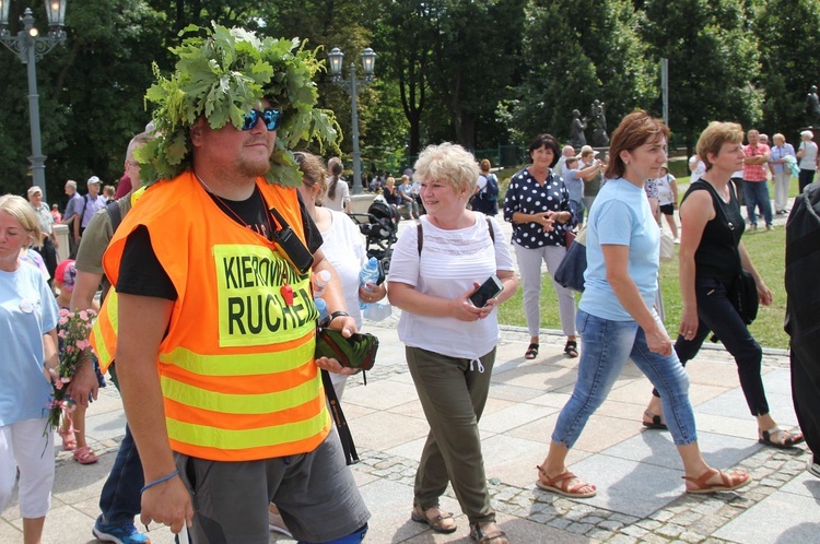 Powitanie pieszej pielgrzymki z Istebnej na Jasnej Górze - 2021