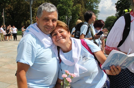 Powitanie pieszej pielgrzymki z Istebnej na Jasnej Górze - 2021
