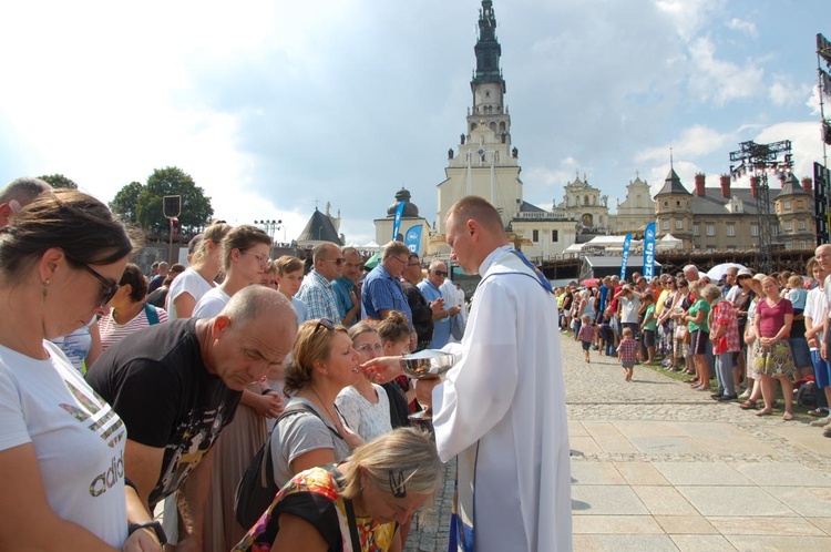 Pielgrzymi na Jasnej Górze