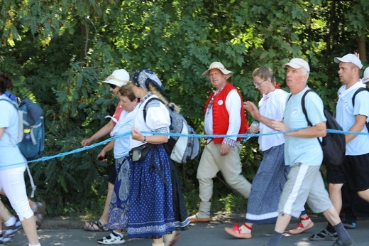 Pielgrzymka z Istebnej na Jasną Górę - 2021 - na trasie