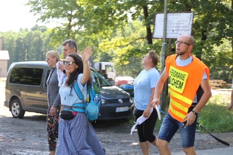 Pielgrzymka z Istebnej na Jasną Górę - 2021 - na trasie