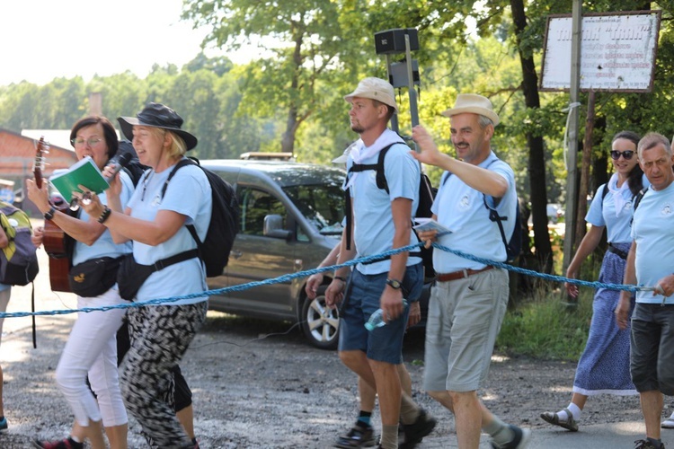 Pielgrzymka z Istebnej na Jasną Górę - 2021 - na trasie