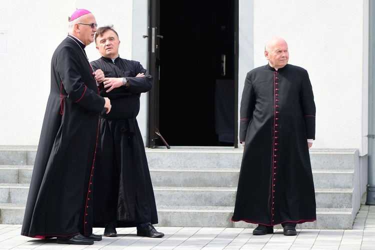 Zagaje. Poświęcenie kościoła