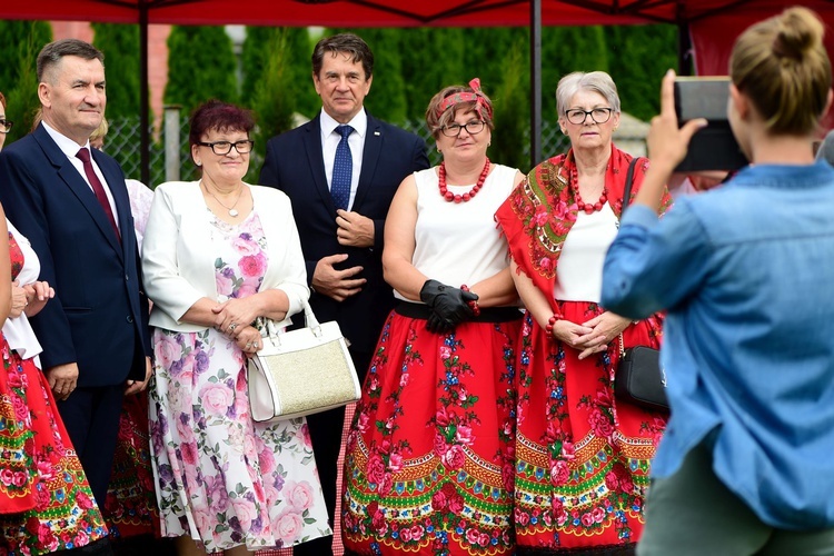 Zagaje. Poświęcenie kościoła