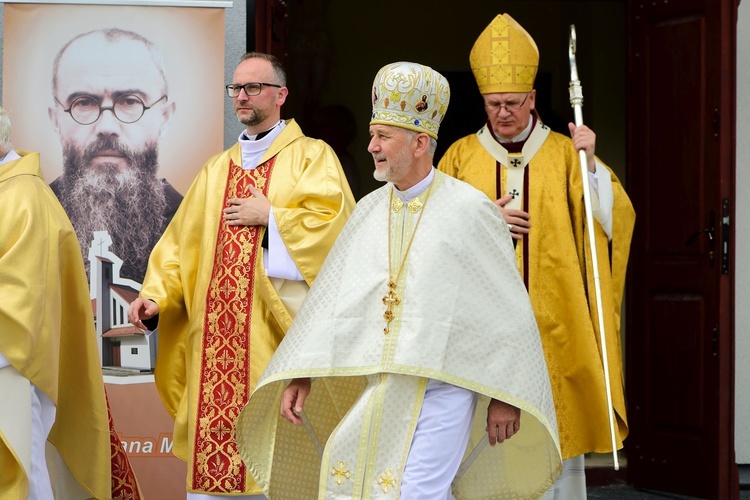 Zagaje. Poświęcenie kościoła