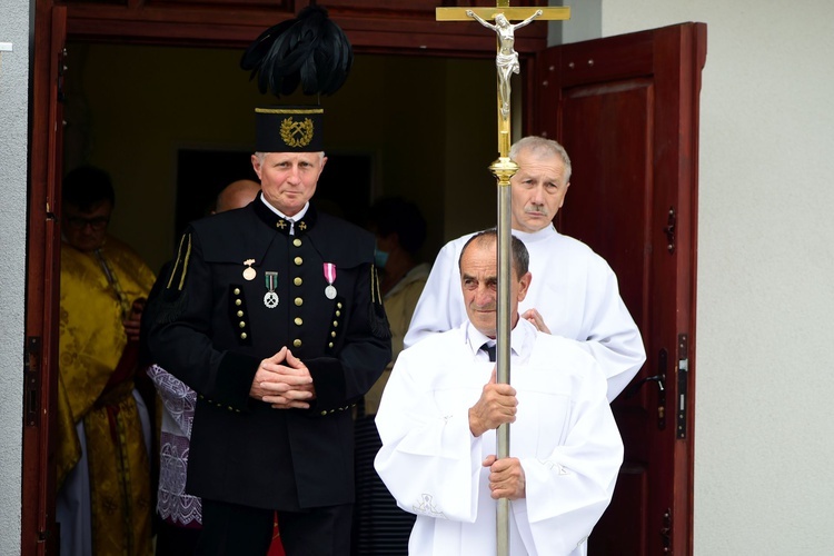 Zagaje. Poświęcenie kościoła