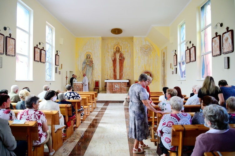 Zagaje. Poświęcenie kościoła