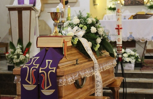 Uroczystości pogrzebowe śp. ks. kan. Wojciecha Janke w Lalikach