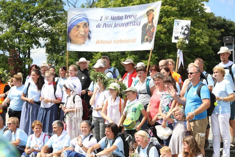 Jasnogórscy pątnicy dotarli do celu - z Istebnej  - 2021