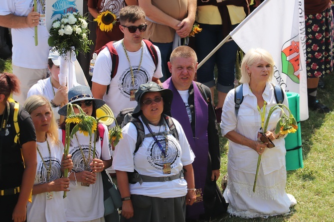 Wejście XXVI ŁPPM na Jasną Górę