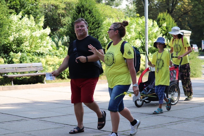 Wejście XXVI ŁPPM na Jasną Górę