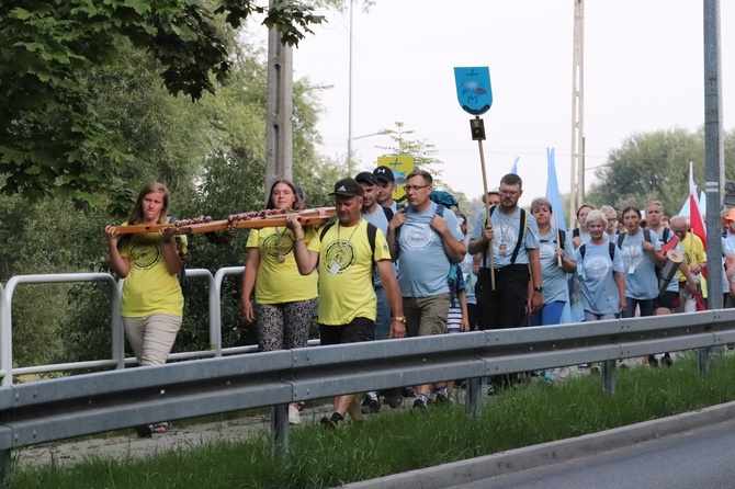 Wejście XXVI ŁPPM na Jasną Górę