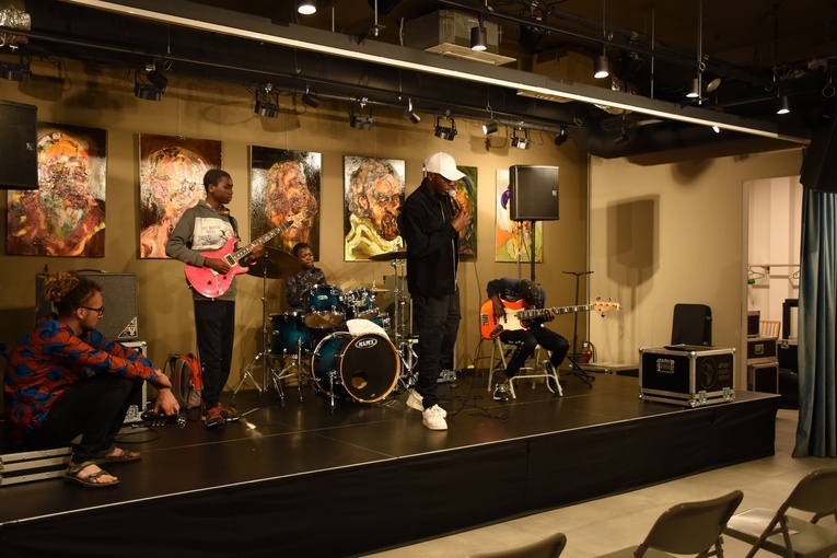 Uczniowie African Music School w Gdańsku