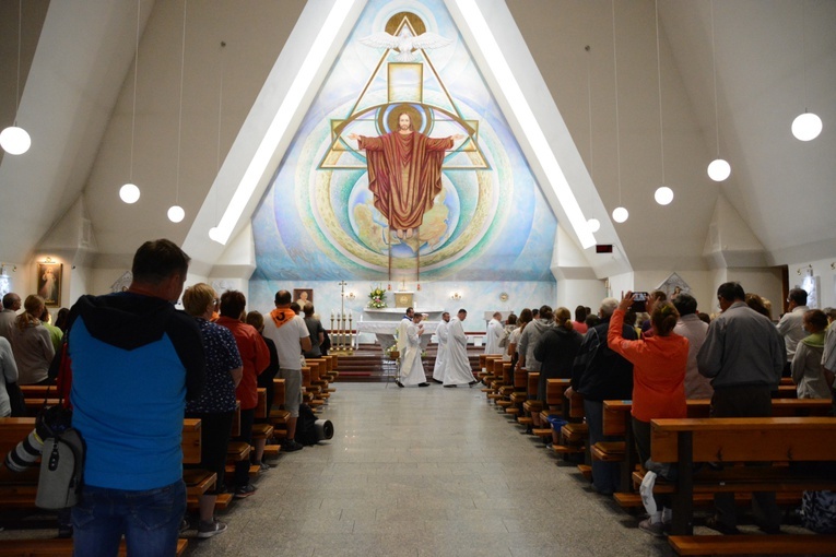 Pielgrzymkowa Eucharystia w Ciasnej