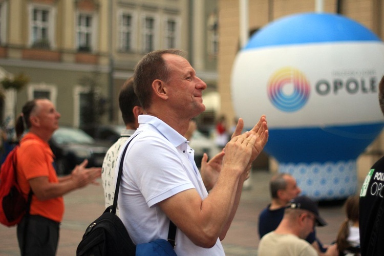 Powitanie mistrza olimpijskiego Dawida Tomali w Opolu