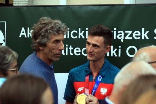 Powitanie mistrza olimpijskiego Dawida Tomali w Opolu