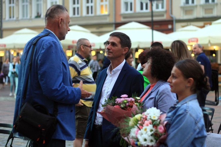 Powitanie mistrza olimpijskiego Dawida Tomali w Opolu