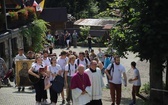 Powitanie symboli ŚDM na Śnieżnicy