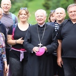 Powitanie symboli ŚDM na Śnieżnicy