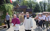 Powitanie symboli ŚDM na Śnieżnicy