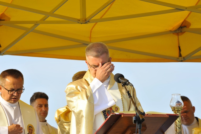 Msza św. w Żarnowcu