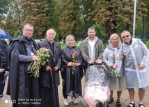 Na ostatnim etapie do pielgrzymów dołączył bp Andrzej F. Dziuba.