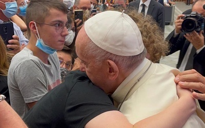 Spełniło się marzenie chorego Piotrka - spotkał się z papieżem