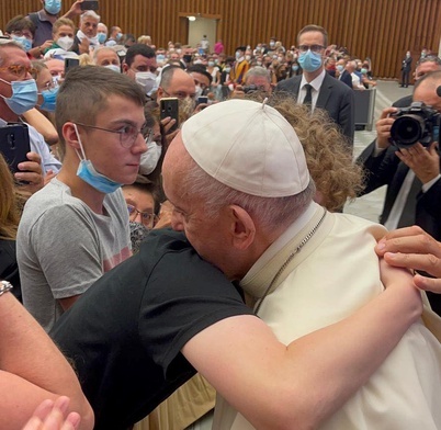 Spełniło się marzenie chorego Piotrka - spotkał się z papieżem