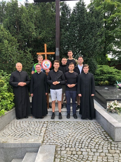 Pielgrzymka kleryków na Jasną Górę - dzień 2