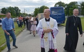 Symbole ŚDM w skarżyskiej Ostrej Bramie