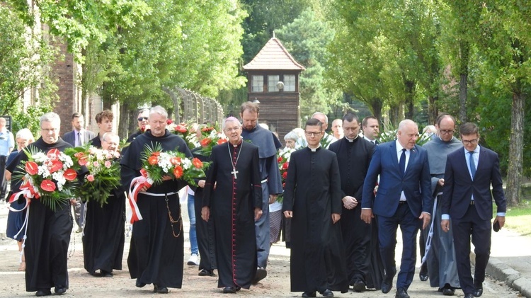 Uroczystości 80. rocznicy śmierci św. Maksymiliana w Oświęcimiu