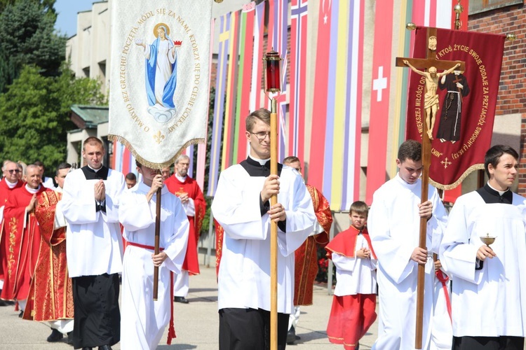 Uroczystości 80. rocznicy śmierci św. Maksymiliana w Oświęcimiu