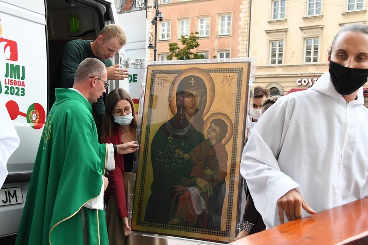 Symbole ŚDM w Warszawie