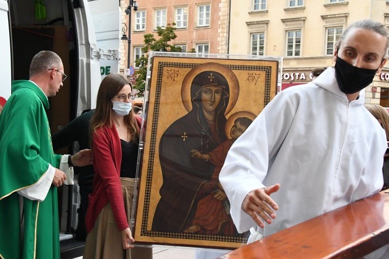 Symbole ŚDM w Warszawie